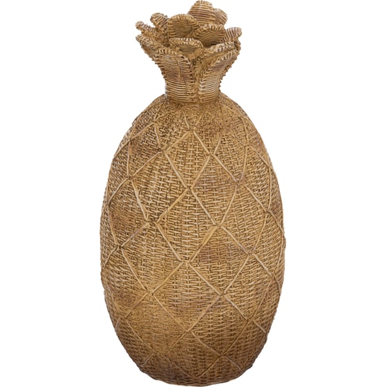 Διακοσμητικός Ανανάς Spitishop από Polyresin 14.5x28cm - Καφέ image 0