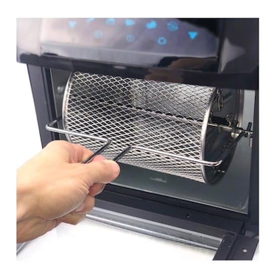 Turbotronic Ψηφιακός Φούρνος Θερμού Αέρα 1500w Χωρ. 12l Με Led Φωτισμό, Tt-af2 image 4