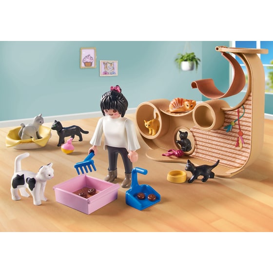 Playmobil Καφετέρια με Γάτες (71744) image 2