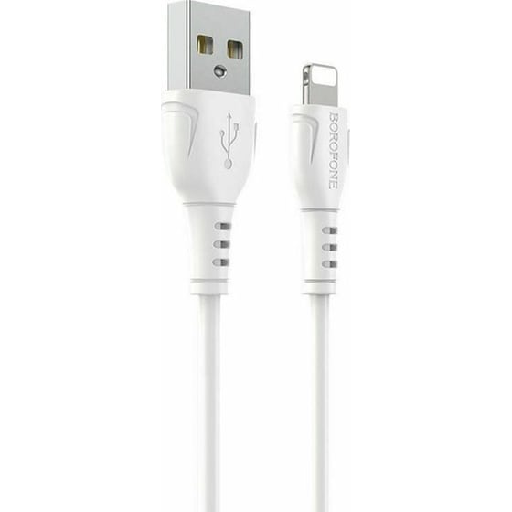 Καλώδιο Σύνδεσης Borofone Bx51 Triumph Usb Σε Lightning 2.4a 1μ Λευκό image 2