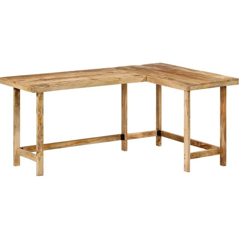 Γραφείο VidaXL από Μασίφ Ξύλο Μάνγκο 165x110x75 cm