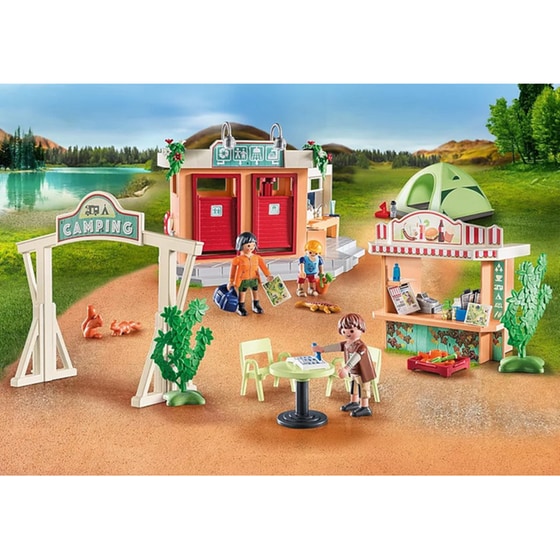 PLAYMOBIL® Family Fun Οργανωμένο Camping (71424) image 1