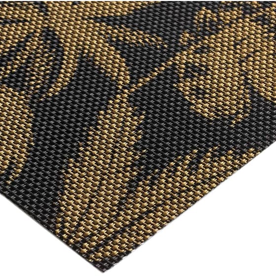 Σουπλά Spitishop Feuillor από PVC 29x44cm - Μαύρο/Καφέ image 1