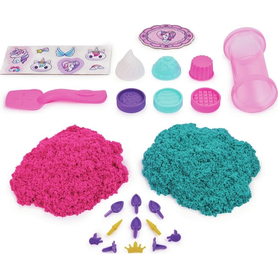 Spin Master Kinetic Sand Παιχνίδι Κατασκευών με Άμμο Unicorn Bake Shoppe (6065201) image 1