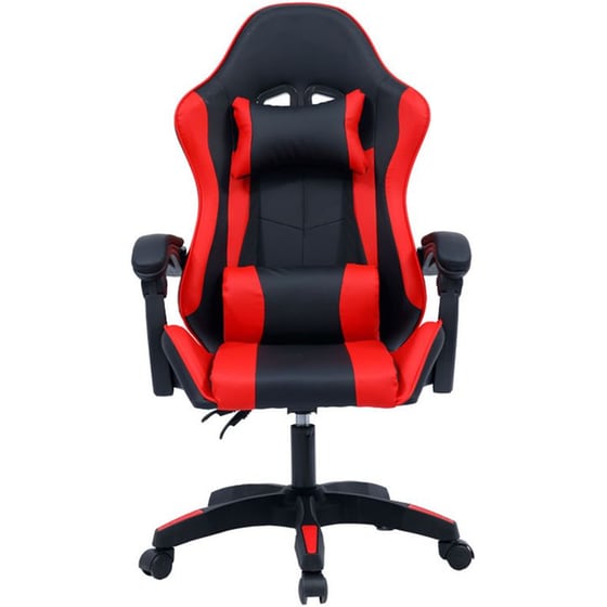 Καρέκλα Γραφείου Gaming William Pakoworld Pu Μαύρο-κόκκινο – 275-000012 image 2