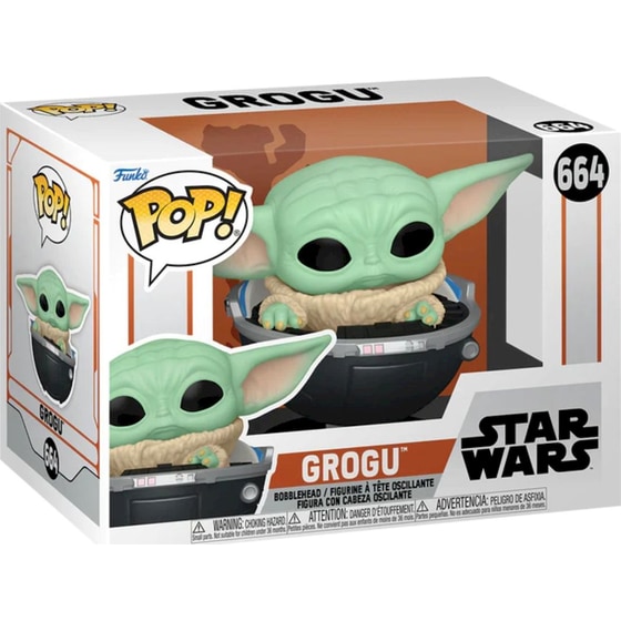 Funko Pop! Star Wars - Grogu with Prama #664 image 1
