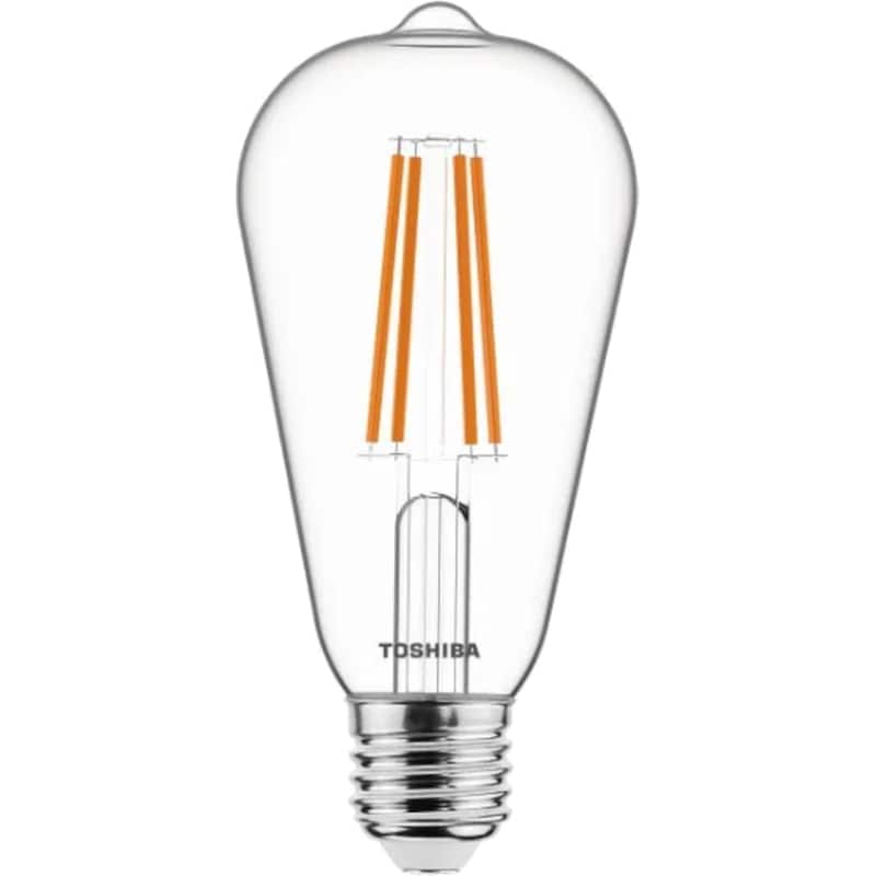 Λάμπα LED Toshiba Filament ST64 E27 7W 2700K - Θερμό Λευκό TOSHIBA