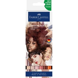 Σετ Μαρκαδόροι Faber-Castell Goldfaber Aqua Dual Marker Portrait 6 Τεμάχια - (164523)
