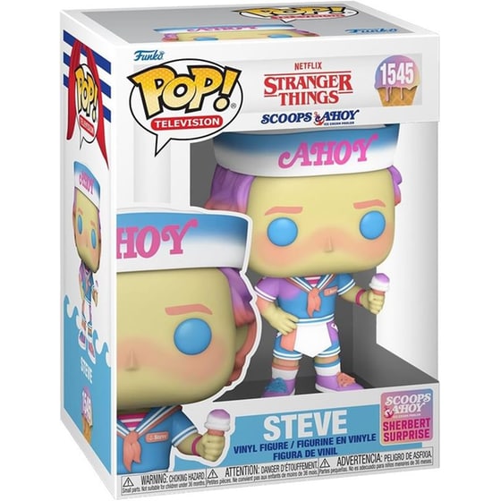 Φιγούρα Funko Pop! Stranger Things - Steve (scoops Ahoy) #1545 image 2