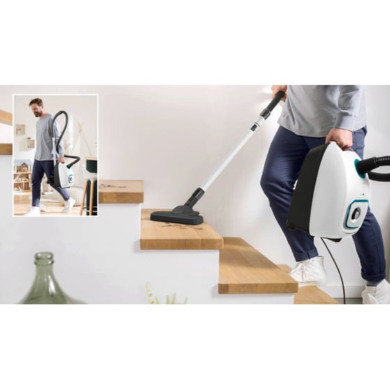 BOSCH BGB41HYG1 WH 600 W με Σακούλα 4 L Λευκό Ηλεκτρική Σκούπα image 1