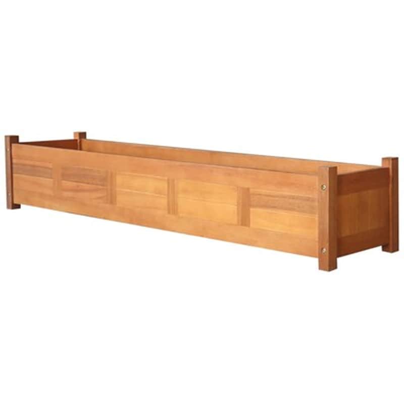 Vidaxl Ζαρντινιέρα Υπερυψωμένη 150 X 30 X 25 Εκ. Από Ξύλο Ακακίας