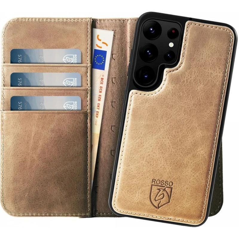 Θήκη Samsung Galaxy S25 Ultra - Rosso Elite Wallet με MagSafe - Light Brown