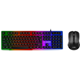Gaming Set Sven KB-G8500 Gaming Ενσύρματο Πληκτρολόγιο Μεμβράνης RGB (US) + Sven RX-270W Gaming Ασύρματο Ποντίκι - Black