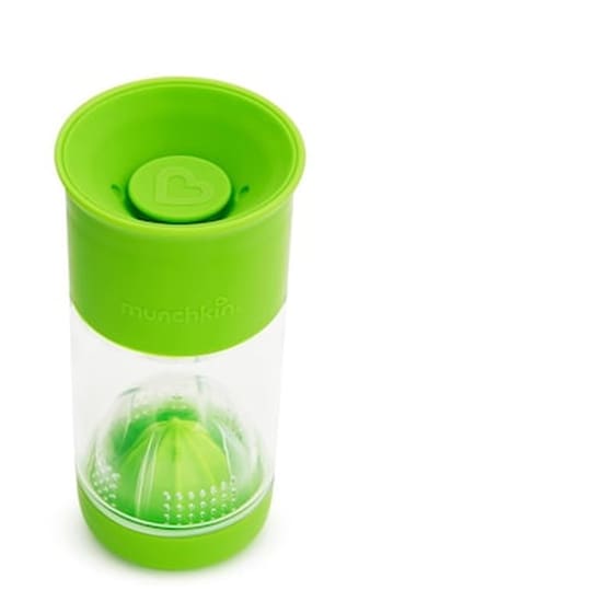 Munchkin Ποτήρι Με Θήκη Για Φρούτα Miracle Fruit Infuser 410ml Green -51783 image 0