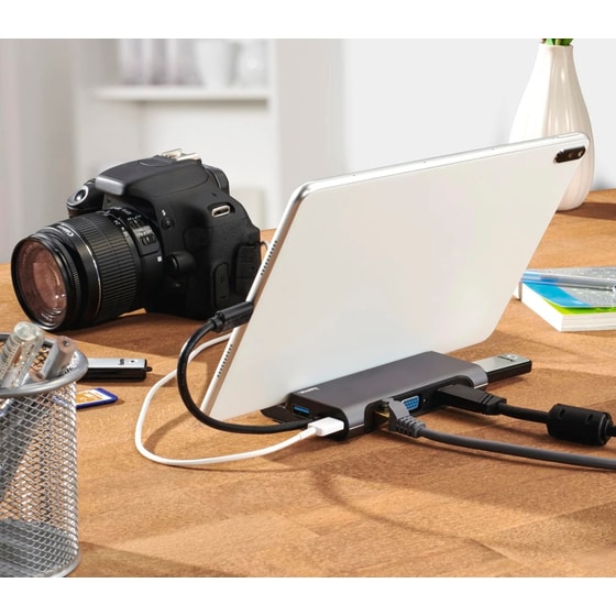 Docking Station Hama Connect2Mobile 200102 7-Port USB 3.2 συμβατό με USB-C image 3