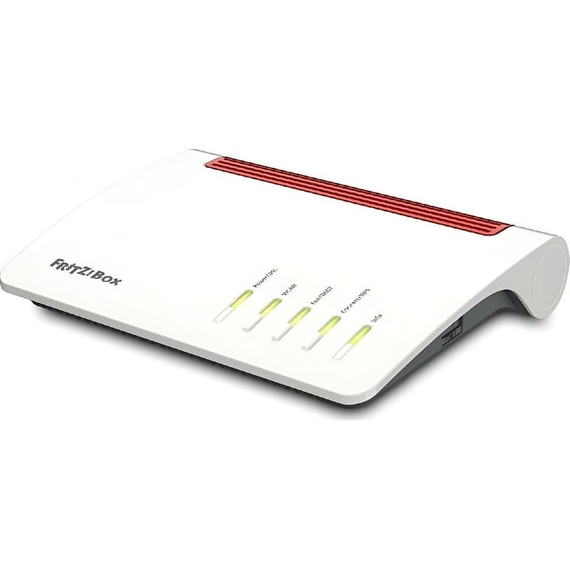 AVM AVM FRITZ!Box 7510 Wireless Modem Router Wi-Fi 6 Single Band (2.4GHz) με υποδοχή DSL, Ethernet, USB 3.0