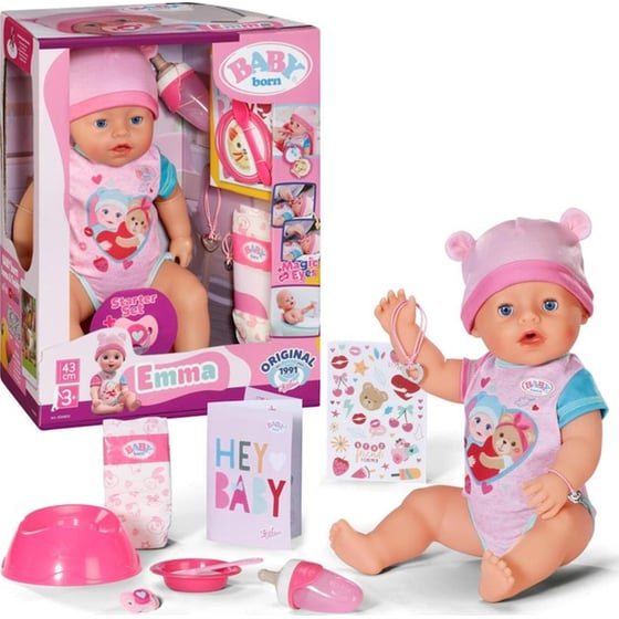 MGA Entertainment Διαδραστική Κούκλα Μωρό BABY born Emma (43cm) image 1