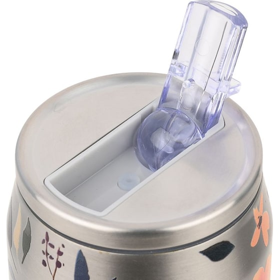 Θερμός Travel Cup Estia Home Art Save the Aegean Silver Botanic 500ml image 2