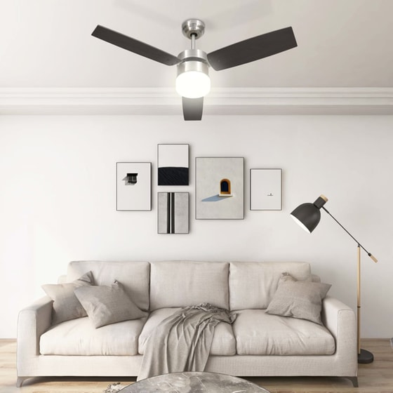 vidaXL 41W 108cm με Φως και Τηλεχειριστήριο Ανεμιστήρας Οροφής image 2