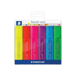 Μαρκαδόροι Υπογράμμισης Highlighters 6 Τεμάχια