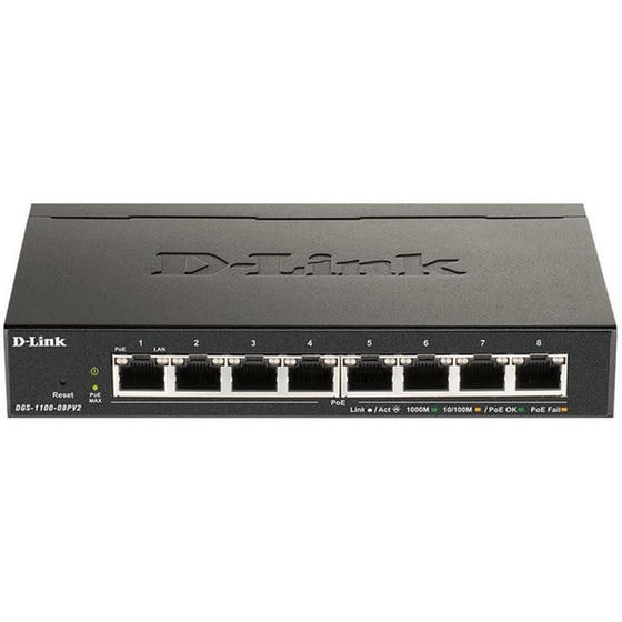 D-Link DGS-1100-08PV2/E Network Switch Managed Gigabit Ethernet (1000 Mbps) image 0