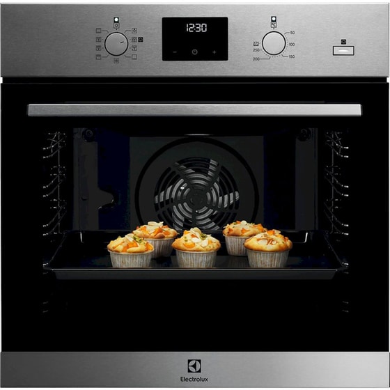 ELECTROLUX EOD3H50TX SteamBake 72 Lt Inox Εντοιχιζόμενος Φούρνος Άνω Πάγκου image 0