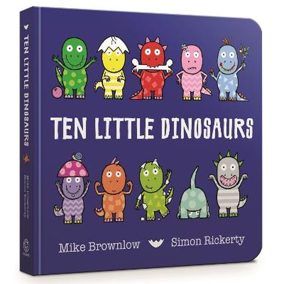 Ten Little Dinosaurs Board Book image 0