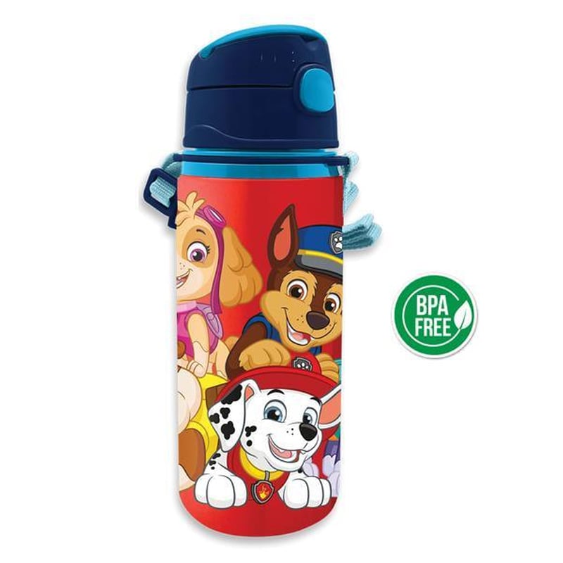 EUROSWAN Παγούρι Αλουμινίου Paw Patrol 600ml Με Λουράκι