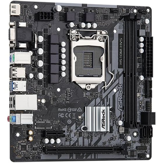 Asrock H510M-HVS R2.0 Intel H510 Micro ATX με Socket Intel 1200 image 1