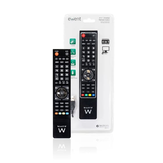 Τηλεχειριστήριο Ewent 4 In 1 Universal με καλώδιο micro USB - Μαύρο image 6