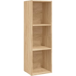 Βιβλιοθήκη VidaXL από Μοριοσανίδα 36x30x114 cm - Sonoma/ Μπεζ