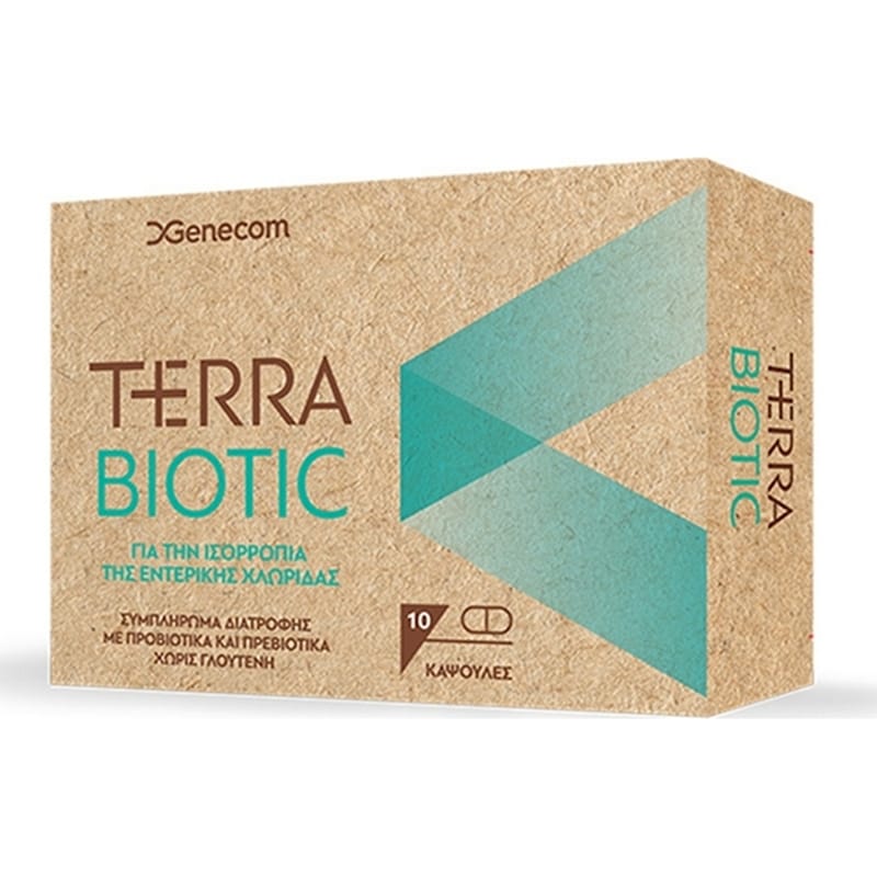 GENECOM Προβιοτικό Genecom Terra Biotic - 10 κάψουλες
