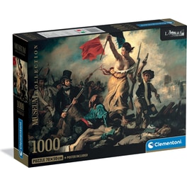 Παζλ Clementoni Museum Collection Eugene Delacroix: Η Ελευθερία Οδηγεί το Λαό (1000 Κομμάτια)