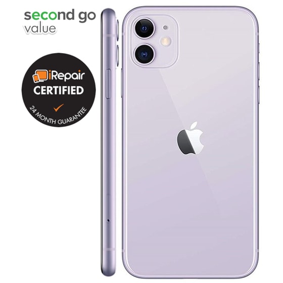 Μεταχειρισμένο Apple iPhone 11 64GB Purple second go value Certified by iRepair image 5