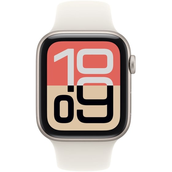Apple Watch SE 3 GPS + Cellular 40mm Starlight Aluminium Case with Starlight Sport Band - S/M image 2