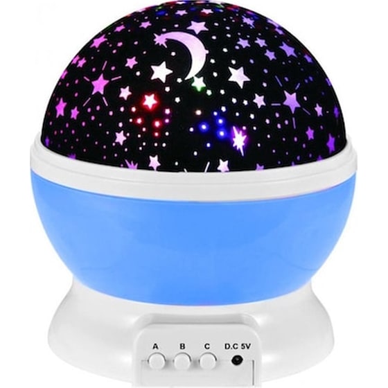 Star Master Περιστρεφόμενο Φωτιστικό Δωματίου / Dream Rotating Projection Lamp Blue image 0