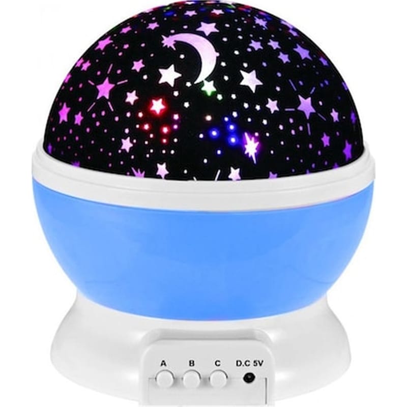 OEM Star Master Περιστρεφόμενο Φωτιστικό Δωματίου / Dream Rotating Projection Lamp Blue