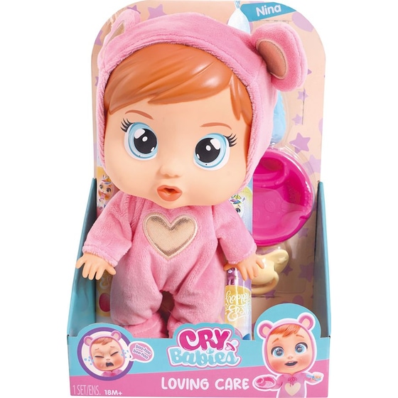 Παιχνιδολαμπάδα Cry Babies Κλαψουλίνια Αγαπουλίνια Loving Care Διαδραστική Κούκλα που Κλαίει με Αληθινά Δάκρυα - Τυχαία Επιλογή image 3