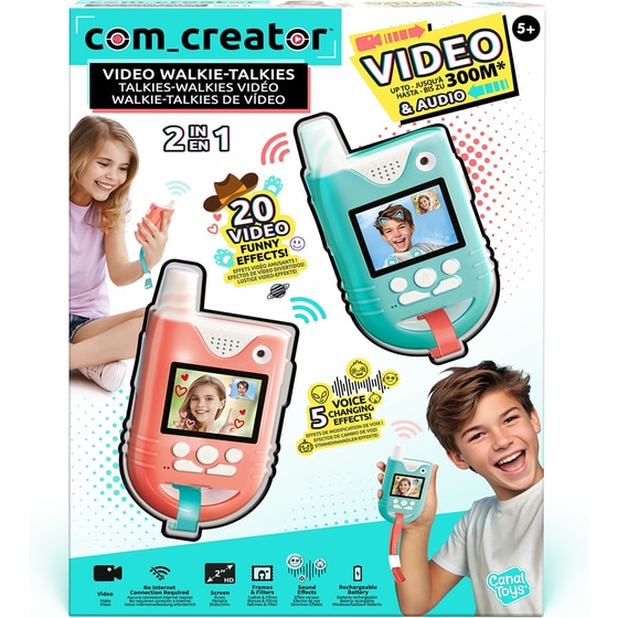 Com Creator Σετ 2 Walkie Talkie με Video Creator image 0