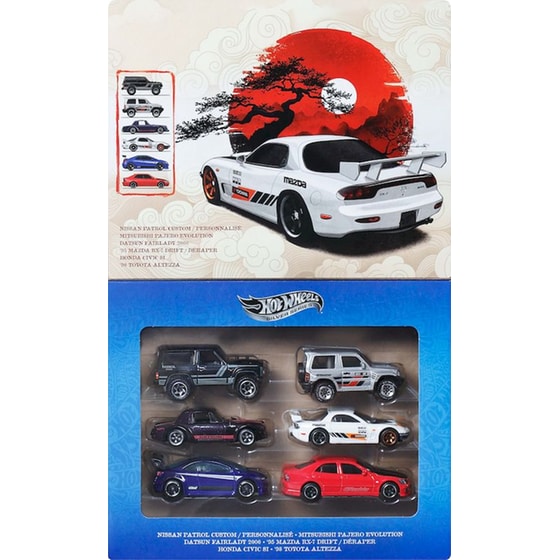 Mattel Hot Wheels Streets Japan Σετ 6 Αυτοκινητάκια image 3