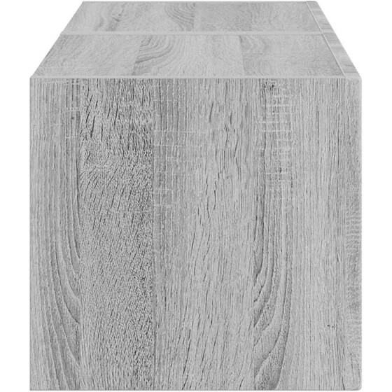 Έπιπλο Τηλεόρασης VidaXL Επιτοίχιο 2 τμχ 39 x 31 x 29,5 cm - Γκρι Sonoma image 6