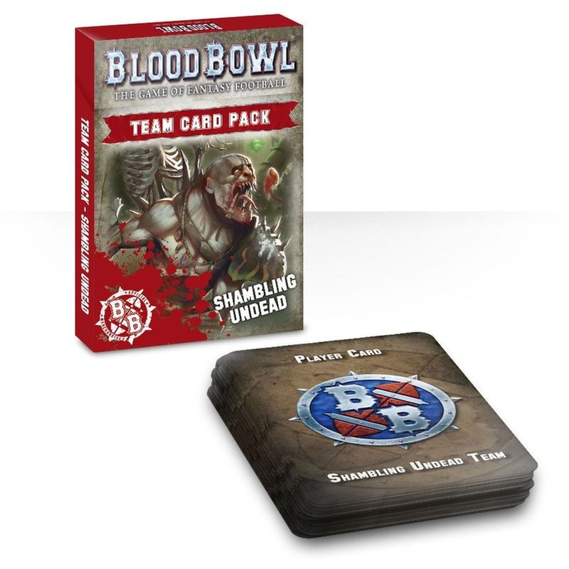 GAMES WORKSHOP Blood Bowl: Shambling Undead Team Cards Warhammer 40k GAMES WORKSHOP