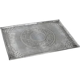 Διακοσμητικός Δίσκος Espiel από Αλουμίνιο 17x26cm - Ασημί