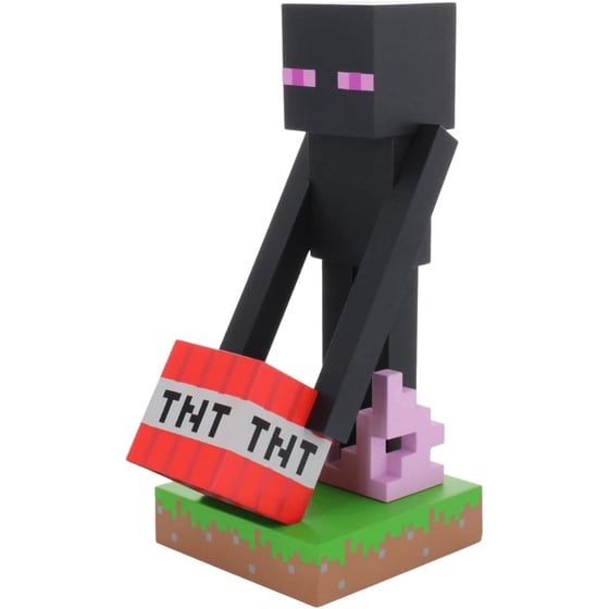 Φιγούρα Βάσης Στήριξης Cable Guys - Minecraft Enderman Holder (CGCRMC400782) image 1