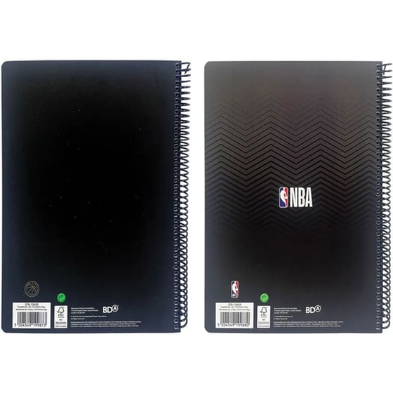 Τετράδιο Σπιράλ Back Me Up A4 105 Φύλλων NBA - Τυχαία Επιλογή (1 Τεμάχιο) image 1