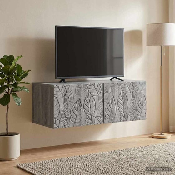 Επιτοίχιο Έπιπλο Τηλεόρασης VidaXL 59.5x41x30 cm - Γκρι Sonoma image 2