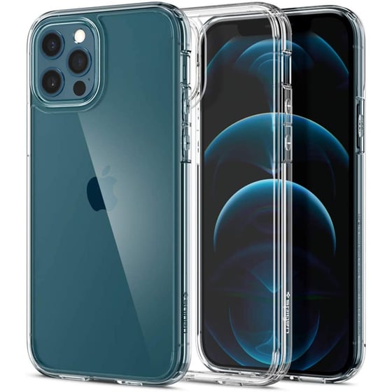 Θήκη Apple iPhone 12 Pro Max - Spigen Ultra Hybrid - Crystal Clear image 0