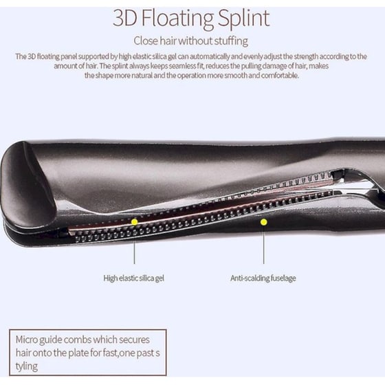 2 Σε 1 Curl & Straight Ψαλίδι Μαλλιών Γκρι image 4