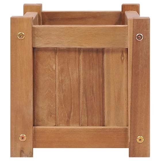 Vidaxl Ζαρντινιέρα 50 X 25 X 25 Εκ. Από Μασίφ Ξύλο Teak image 4