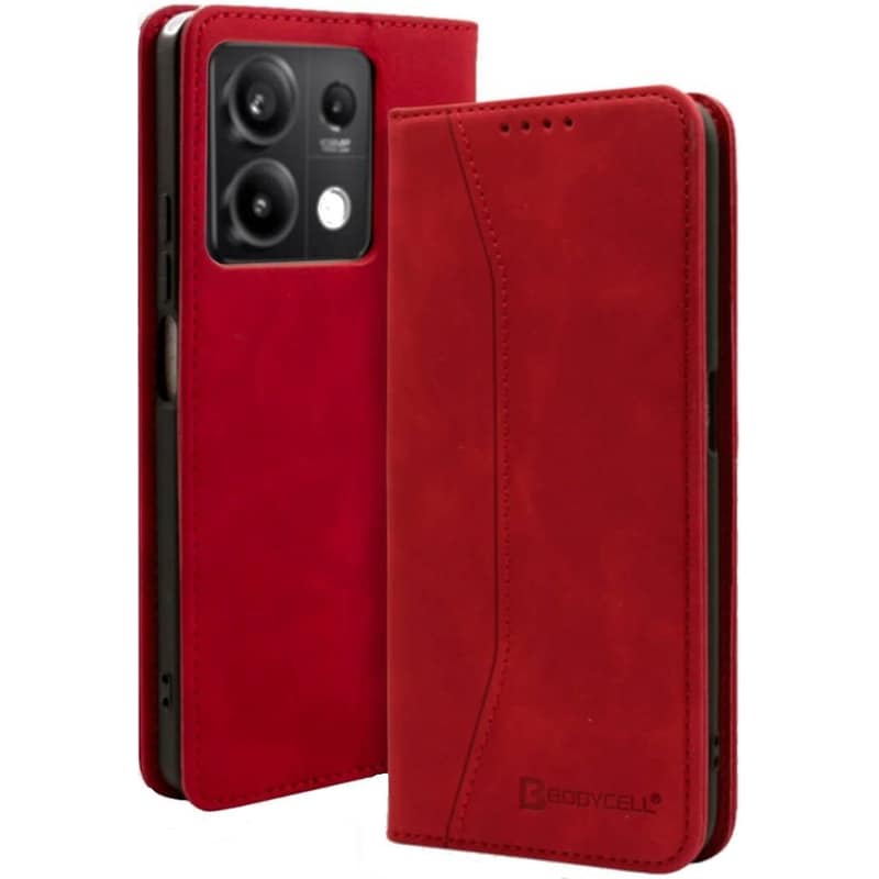 Θήκη Xiaomi Redmi Note 13 5G - Bodycell Book Case - Red